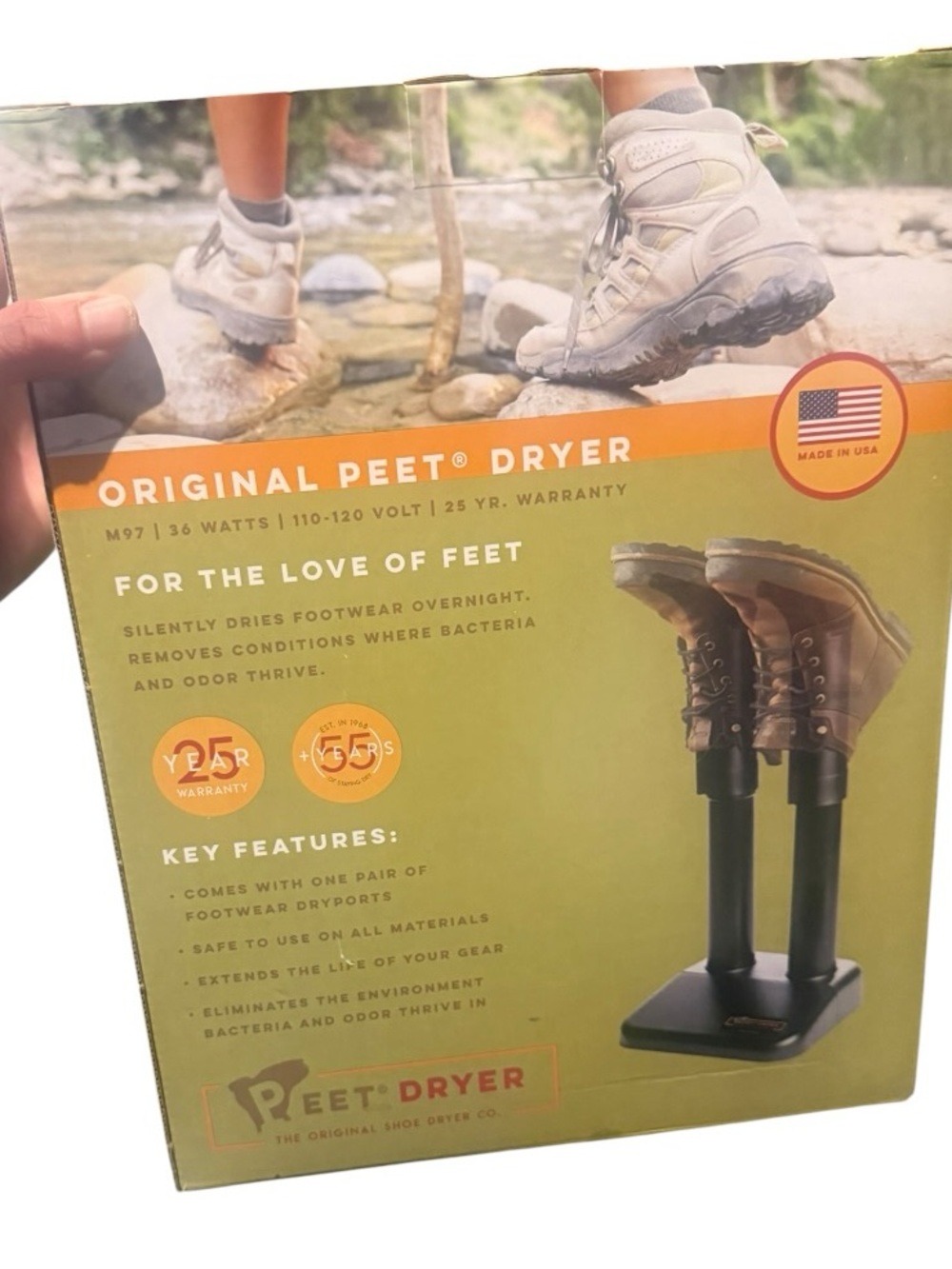 PEET Dryer Original Electric Portable Boot /Shoe Dryer NEW IN BOX.